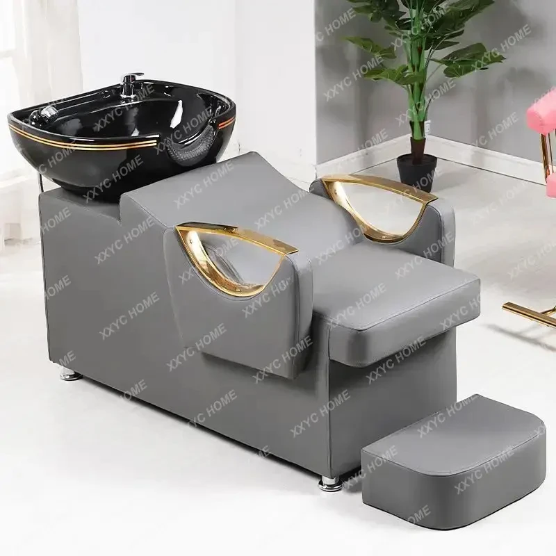 Products For Salon Mobile Shampoo Basin Complete Beauty Washbasin Cosmetic Chair Bac Shampooing Coiffeur A Domicile Massage Hair