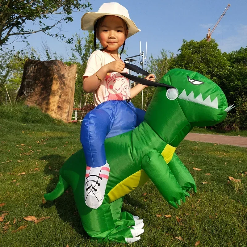 Dinosaurs Costume Adults Cosplay Inflatable Family Halloween Party Children's Day Perform Funny Cosplays Inflatable Clothing