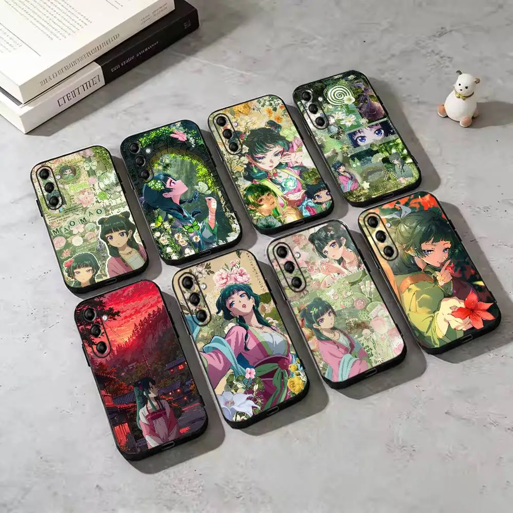 Anime Apothecary Diaries Phone Case For Samsung Galaxy A73,A72,A71,A70,A53,A52,A51,Others Soft Black Cover