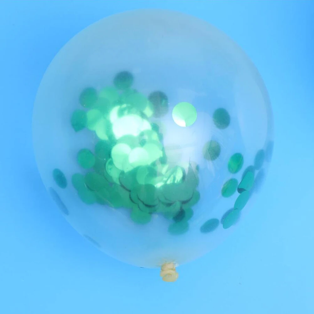 

15 Pcs Balloon Set Sequins Dinosaur Dot Green Latex Balloons Birthday Party Supplies Wedding Favors Kids Theme Decor
