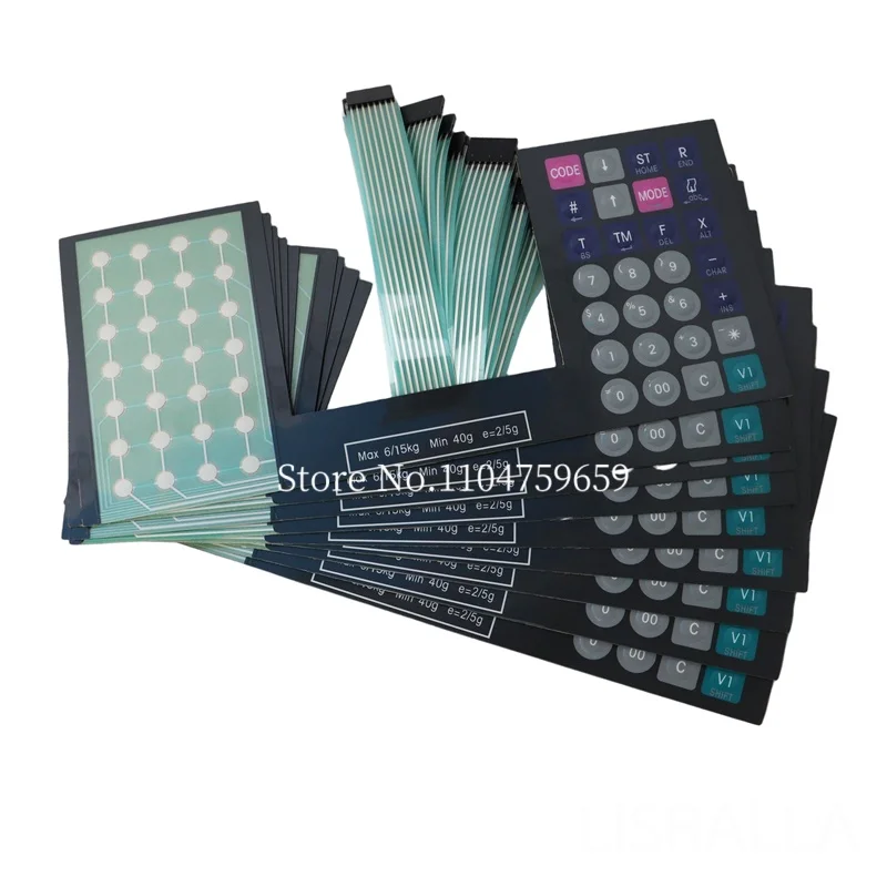20pcs/lot New Keypad English Version for Mettler Toledo Tiger 8442 P8442 3600 3650 3880 Barcode Scales Keyboard P/N: 71207380