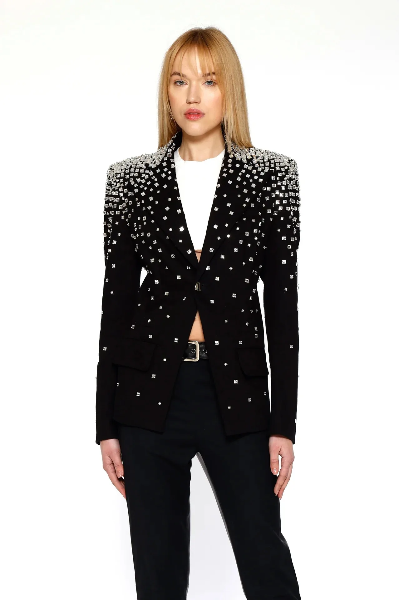 Women's Dresses Suit Gowns Elegant Beads Shawl Lapel Jacket Coat And Pants For Female Satin 2 Pieces Suit Customized W744