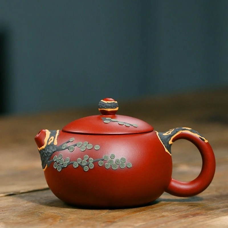 Yixing Zisha Pot Famous Handmade Teapot Household Kung Fu Tea Set Dahongpao Pine Needle Xishi Pot