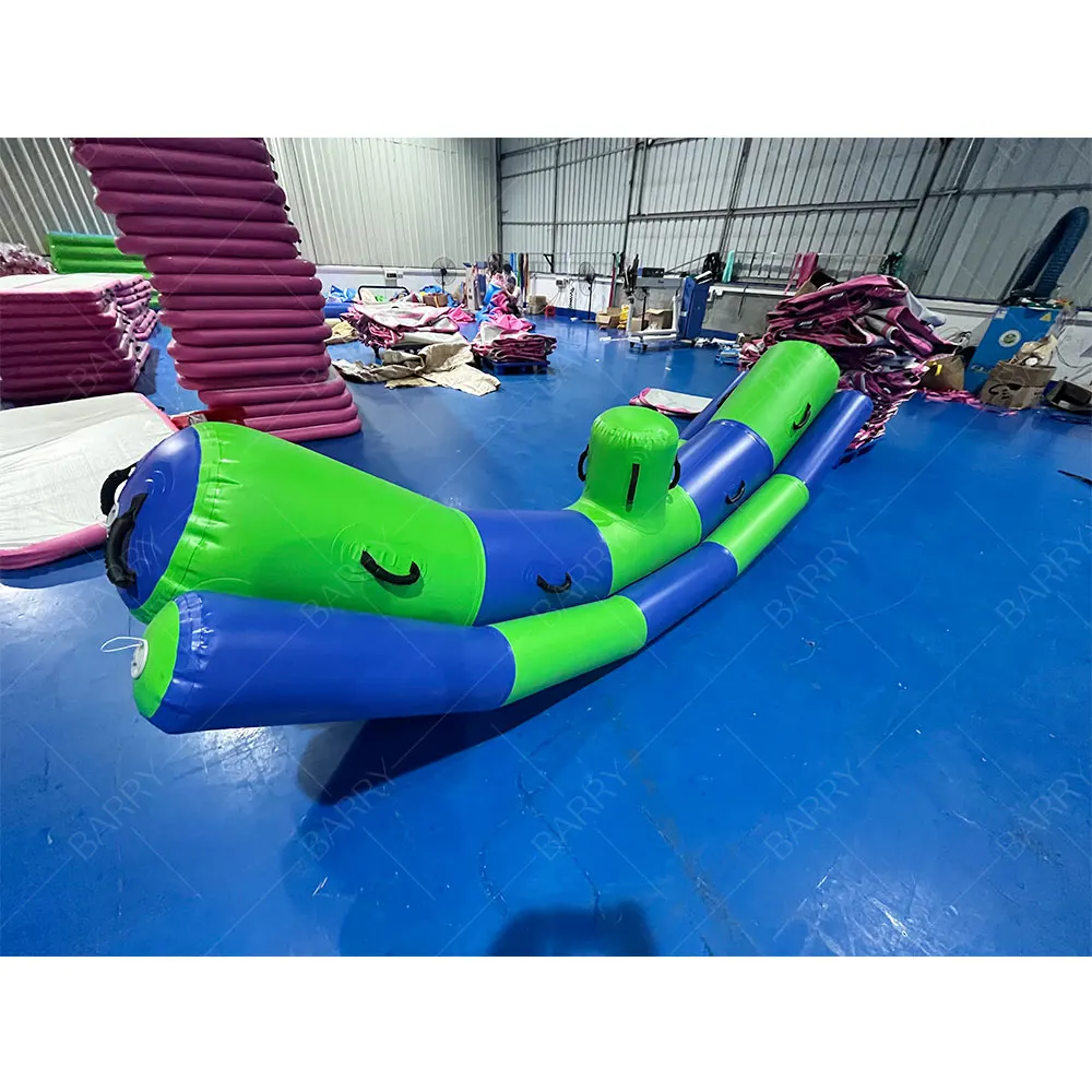 Funny Games Water Play Equipment Seesaw On Water Floating Game Inflatable Water Seesaw For Adults Kids