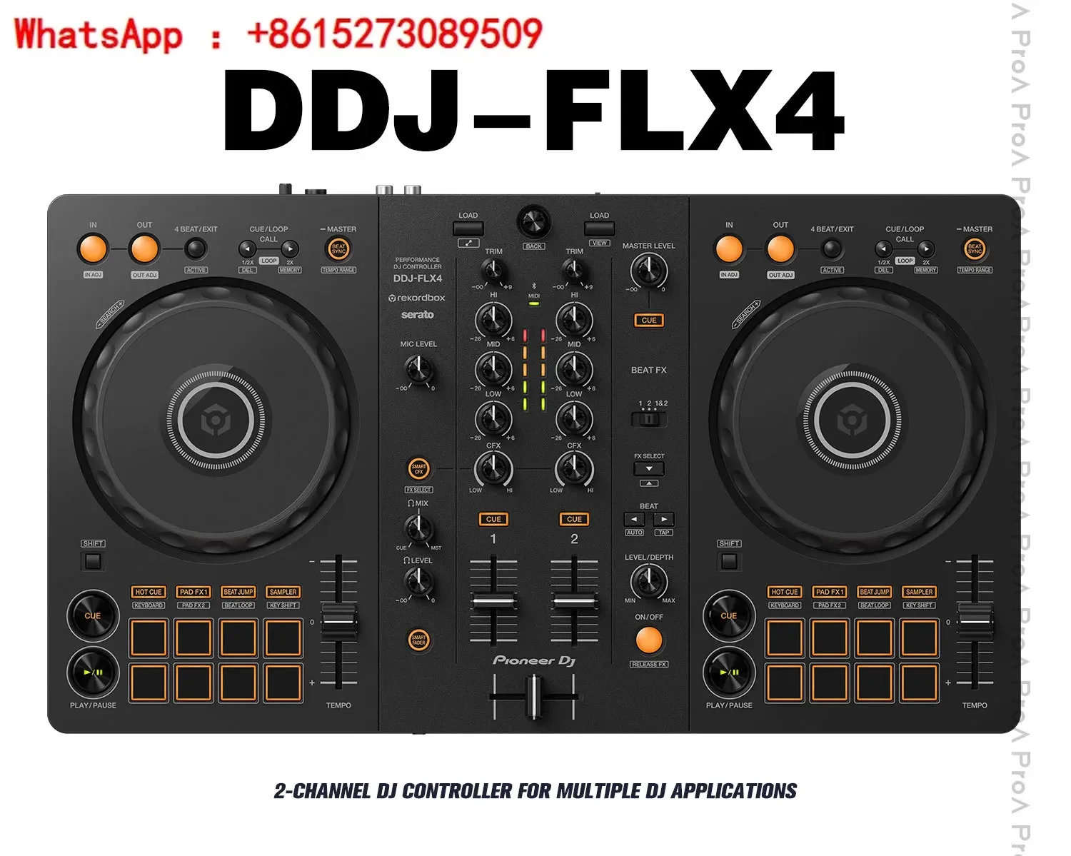 DDJ-FLX4 400 digital DJ controller entry-level portable disc player