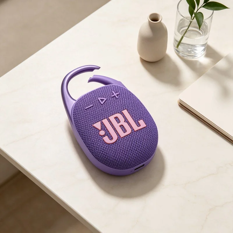 JBL CLIP5 Waterproof Carabiner Wireless Speaker For Beach Shower Bike And Home