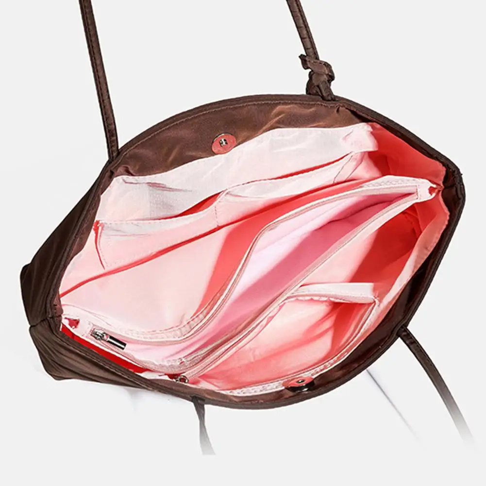 Damen-Handtasche aus Nylon-Canvas mit kleiner Geldbörse, große Kapazität, Umhängetasche, lässige Alltagstasche für Pendler, Achseltasche. – Detail 17