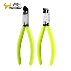 TSUNODA KING TTC Angled Edge Cutter Diagonal Cutting Pliers For Soft Wire Like Copper Electrican Tool  AN-150A|150B|MEN-115