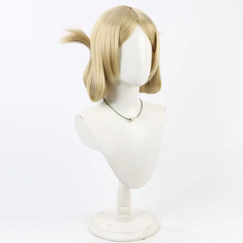Katori Cosplay Wig Kantai Collection Champagne Synthetic Hair Heat Resistant Halloween Role Play Party Carnival + Free Wig Cap - view 2