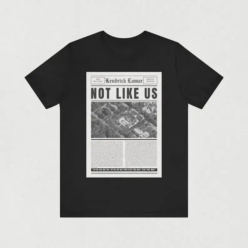 Kendrick Lamar They Not Like Us T-Shirt, Hip Hop Merch