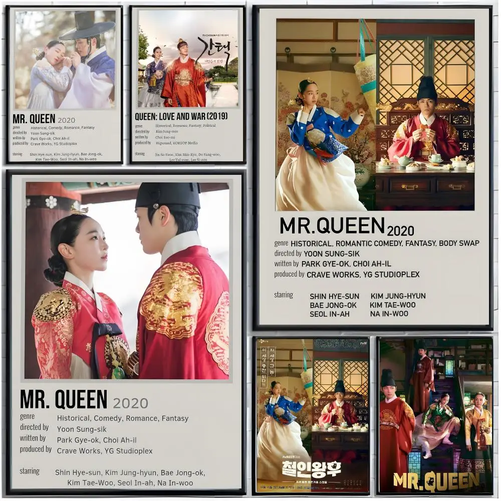 Royal Historical Q-Queen Cheorin Poster Modern Wall Art Home Decor Living Room Decorative Print Unframed