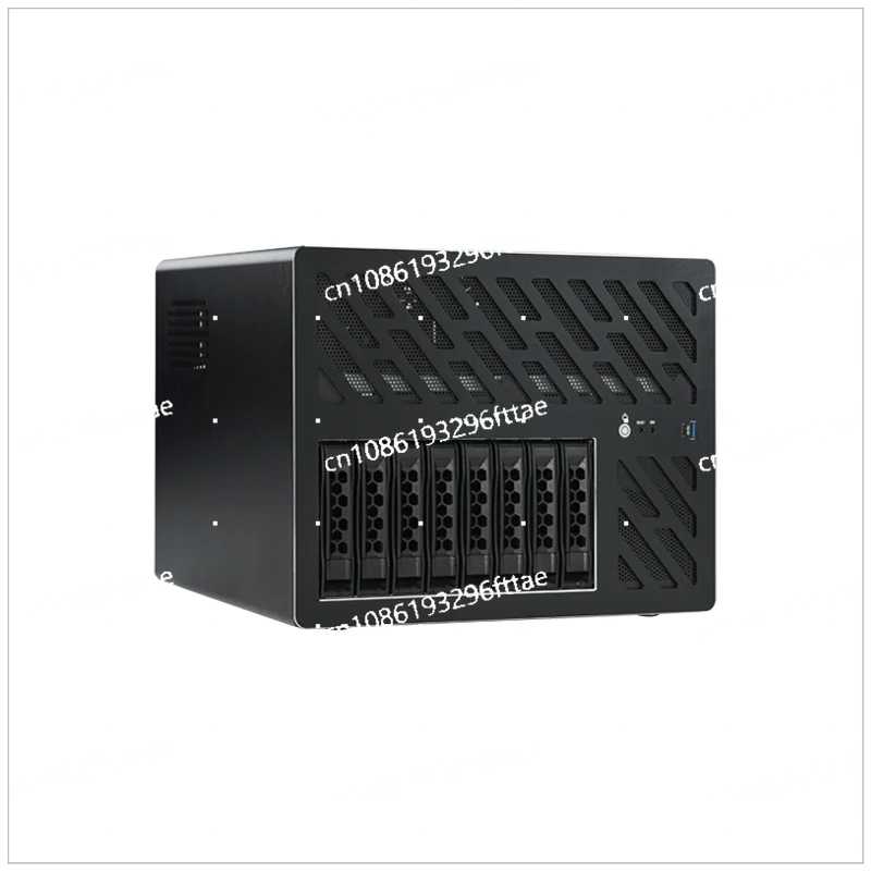 Nas8 Disk Storage Server Half Height PCIE Card Slot ATX Main Board ATX Power Hot Swap Chassis