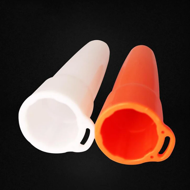 Capuchon de diffuseur de lumière LED en plastique, couvercle d'objectif de lampe de poche, pointe de diffuseur pour lampe de poche, blanc et rouge, DF34, DF23, DF15