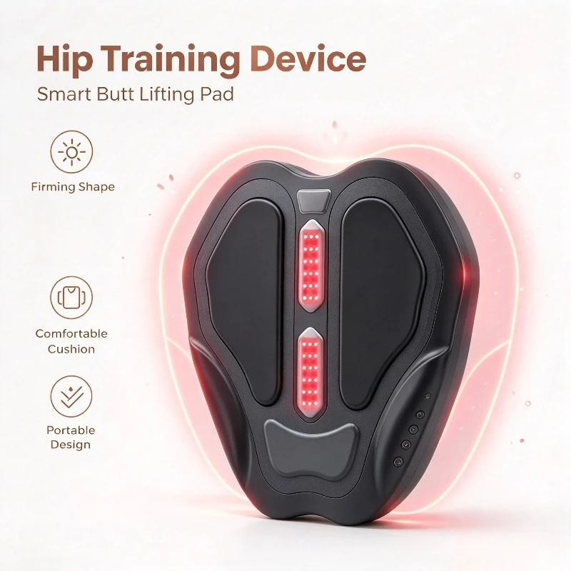 Hip Trainer Intelligent Hip Lifting Shaping Pad Portable Buttocks Exercise Massager for Home Fitness Training