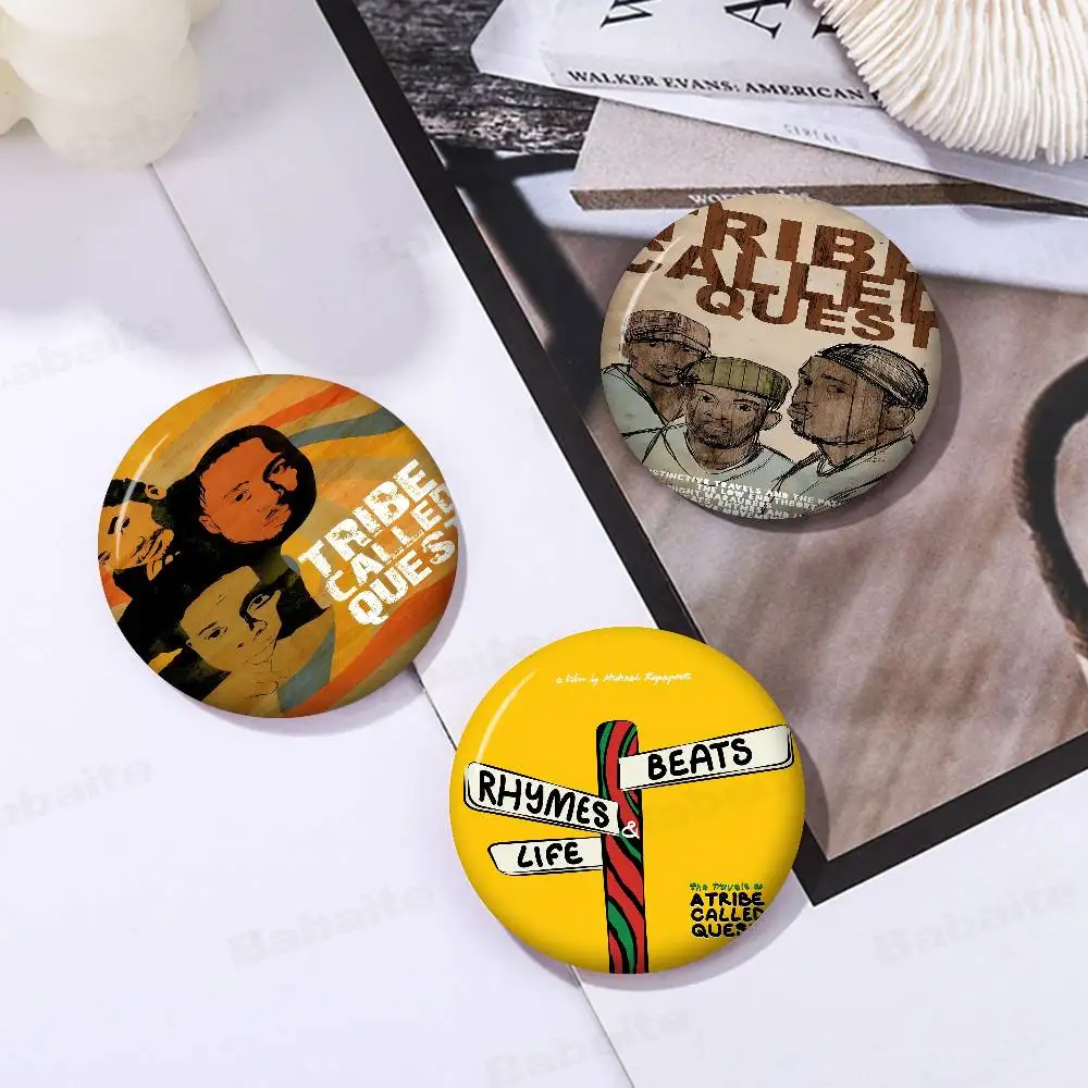 Hip Hop Band A Tribe Called Quest 58mm Animals Funny Brooches Badge Backpack Clothes Gift Accessory