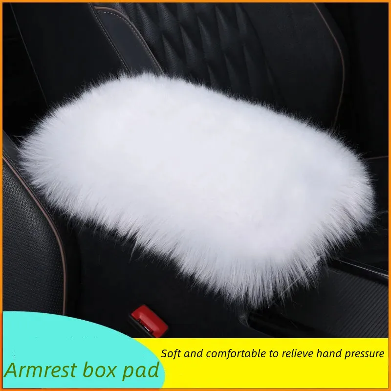 Car Universal Armrest Box Pad Interior Armrest Pad Set Car Armrest Console Box Pads