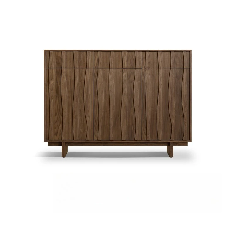 

Обувь из цельного дерева черного ореха, скандинавский современный шкаф для хранения обуви в маленькой квартире, шкаф для смены обуви у двери, входной шкаф