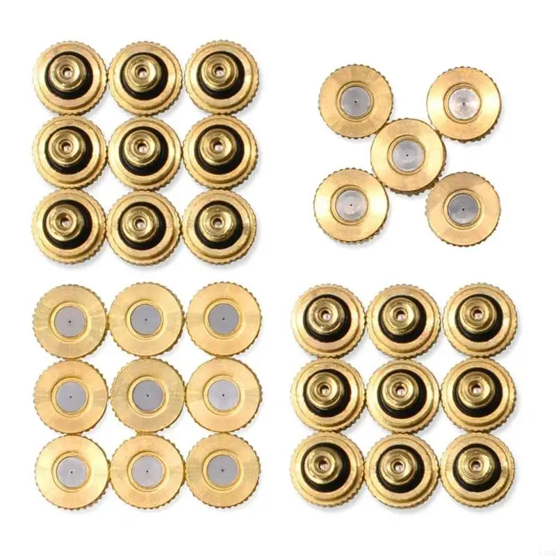 L43A 20 Unit Weatherproof Brass Fog Nozzles Low Pressure Watering System Accessories