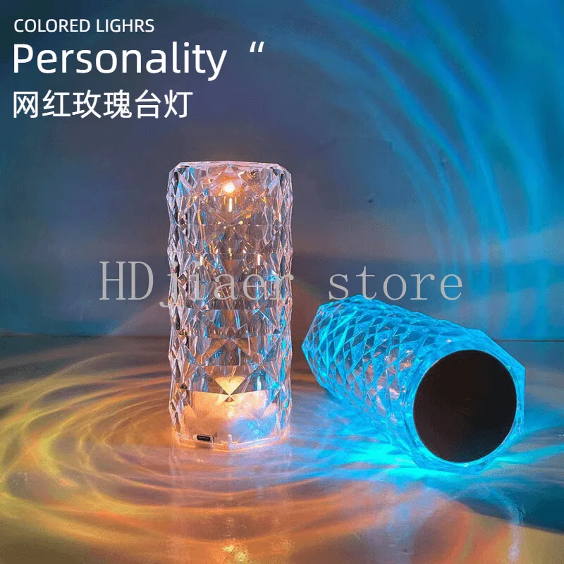 

New Arrival Rose Ambient Light - Rechargeable & Plug-In Dual-Use, High-End Creative Bedside Decorative Table Lamp