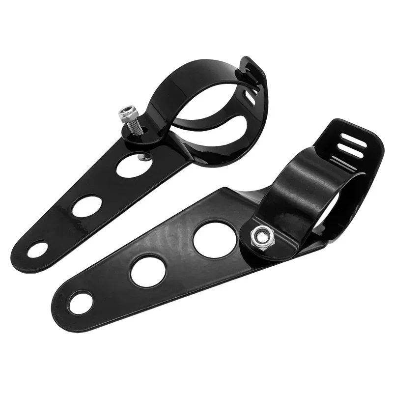 28-46mm Universal Motorcycle Headlight Mount Brackets Fork Headlamp Adjust Turn Signal Lamp Holder Turn Light Mount Bracket