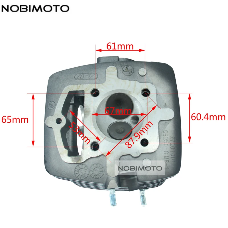 

Air-Cooled CB 250 2500CC CB250cc Motorcycle Cylinder Head Spare Parts for Off-road ATV Quad Dirt Bike Go-Kart