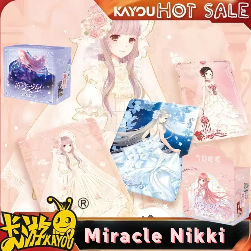 

Подлинная KAYOU Miracle Nikki Whimsical Bag Card 1-го 2-го поколения Разнообразие Звезд Чудо Аниме Игровой Персонаж Коллекционная Карта Подарок