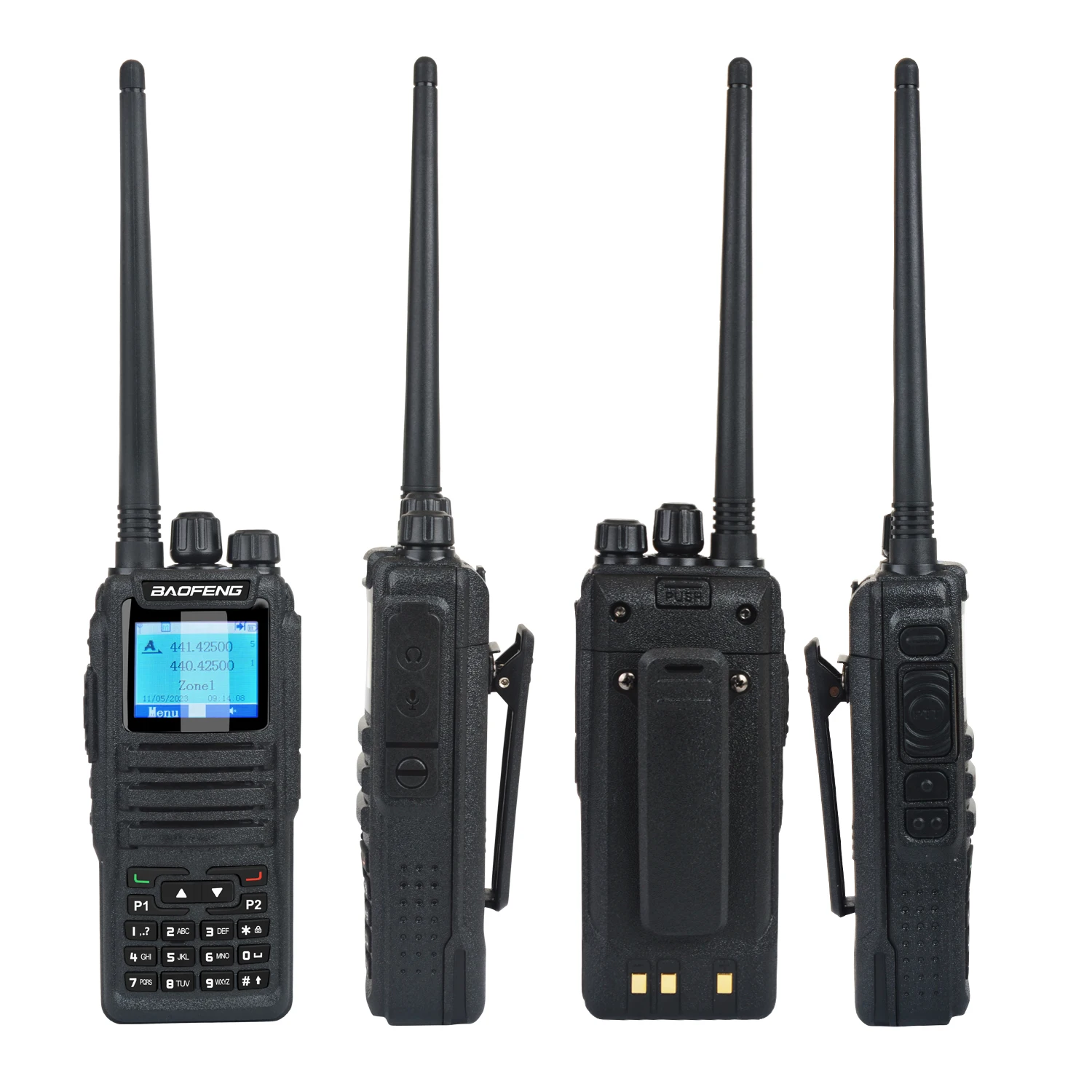 Baofeng-Walkie Talkie Digital y analógico, dispositivo de banda Dual FM, VHF 136-174MHz UHF 400-480MHz, DM-1701, DMR