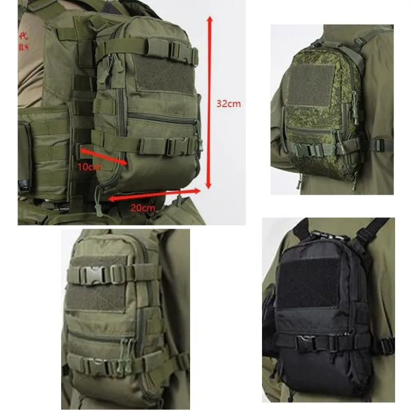 Two Shoulder MOLLE Backpack, Russian C Tactical Outdoor Vest, 6b46 JPC, EMR RG BK