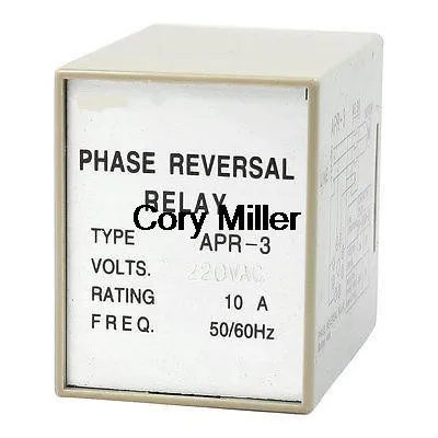 APR-3 AC 220V 10A DPDT Phases Failure Protect Phase Reversal Relay