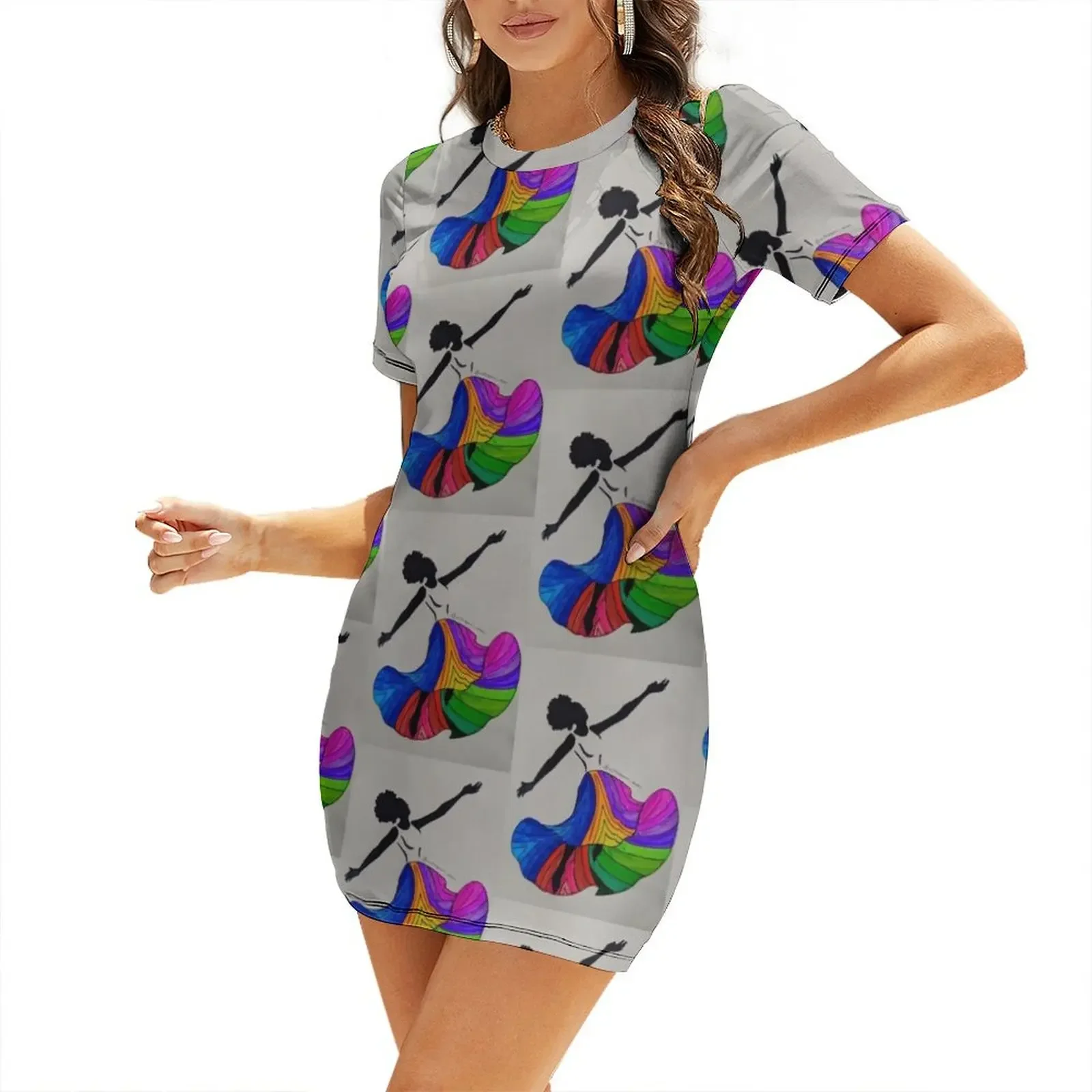 

Mama Short-Sleeved Dress Women's evening dress woman dress Women long long women