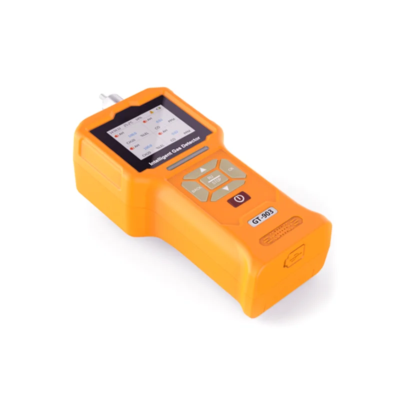 2PCS Pump Suction Portable Gas Detector Hand-held Monitor Alarm Methane Oxygen Carbon Dioxide Co2 Harmful