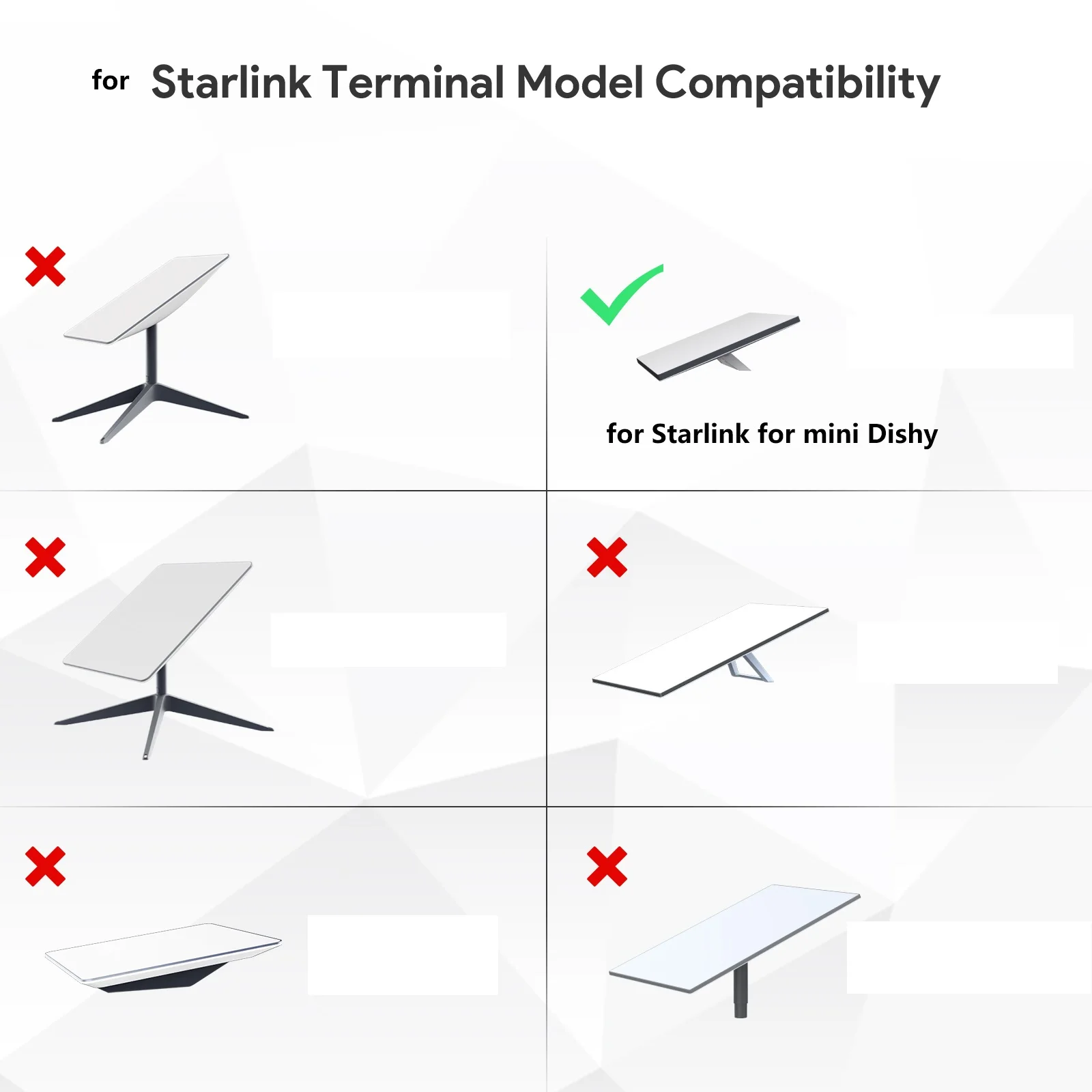 /Grey /Thickened /Aluminum Alloy Fixed Mounting Bracket For For Starlink For Mini For Satellite For Internet Equipment Stand