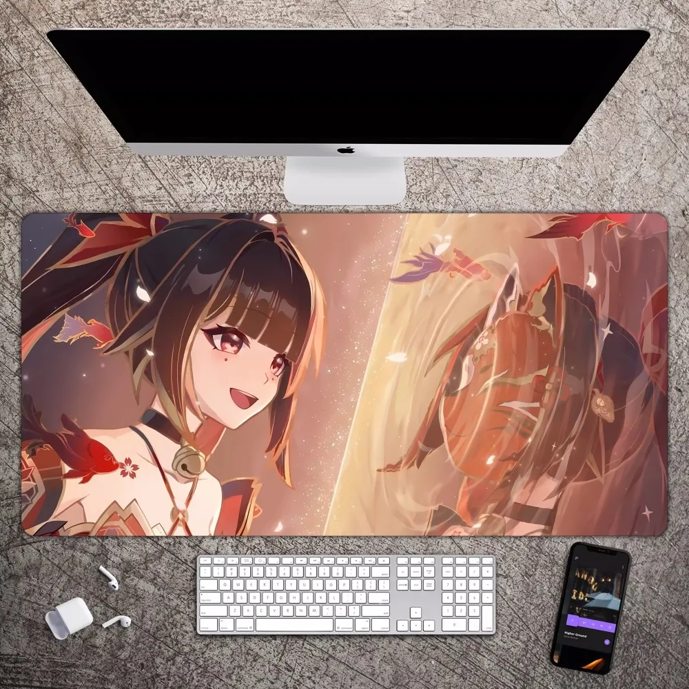 Imagem -05 - Sparkle Honkai Star Rail Mousepad Grande Computação de Jogos Gamer pc Teclado Mouse Mat