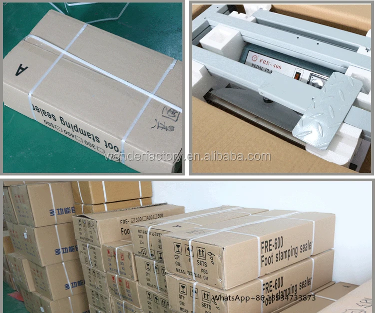WD-FRE-300 Hochwertige Pedalbeutel-Versiegelungsmaschine