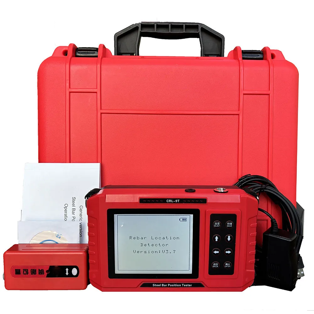 Escáner de barras de refuerzo de hormigón con interfaz USB, detector Digital de precisión, probador de posición, localizador de barras de acero, JY-8S