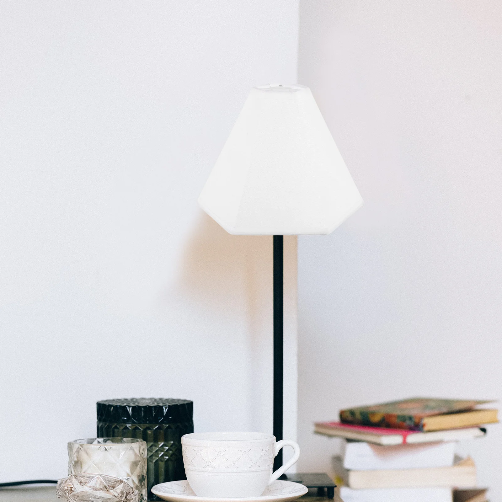 

Ch Shade Light Shades Table Lamp Dedicated White Cloth Sturdy Soft Lights Gentle Farmhouse Small Lamp Shades