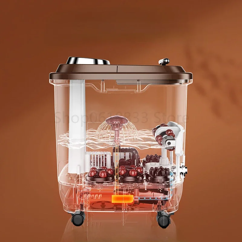 

Massage Heating Foot Bucket Constant Temperature Medicinal Bath Household Foot Bath New Foot Bath Bucket Foot Massager
