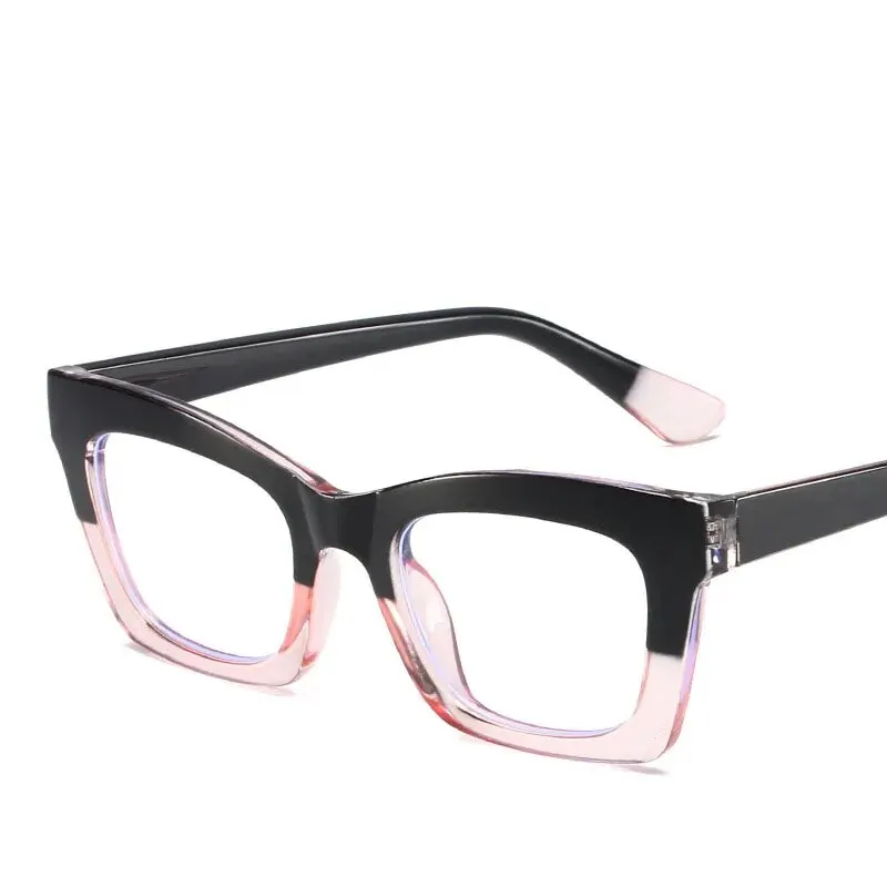 Retro Bag Color Anti-blue Glasses Europe And The United States Ins Wind Flat Mirror Female Color Glasses image 4