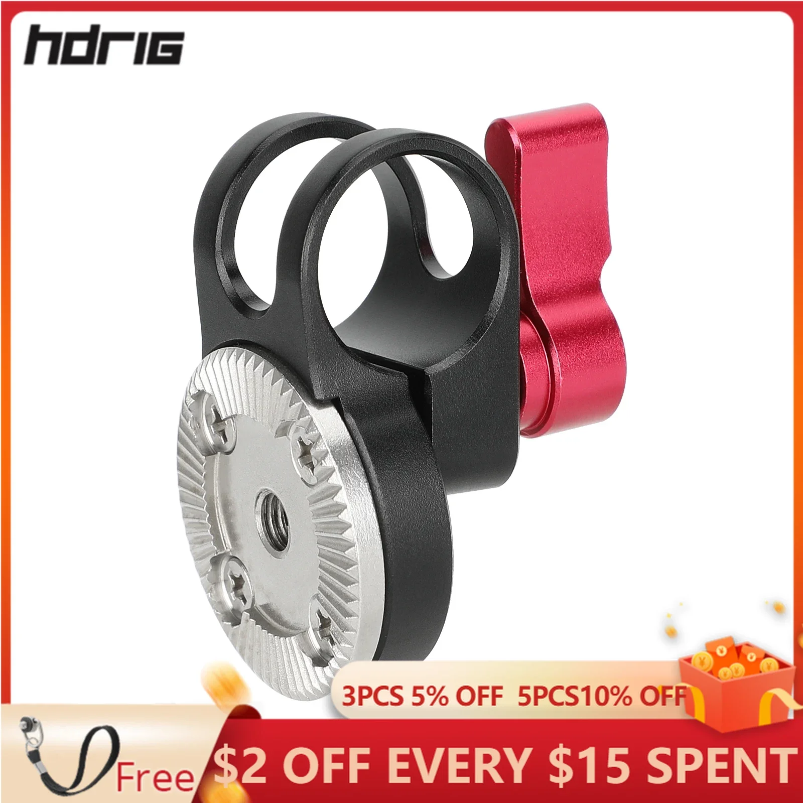 

HDRIG 19 мм стержневой зажим с розеткой в стиле ARRI M6 аксессуары для камеры с внутренней резьбой для студийной системы стержневой зажим