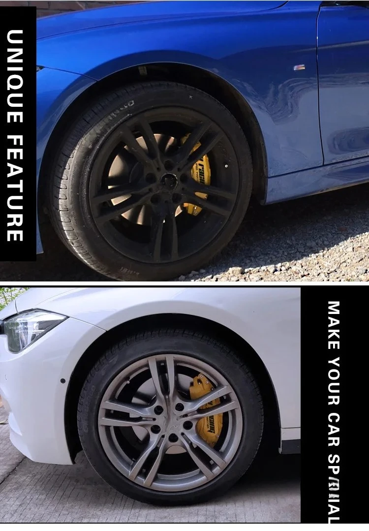 Factory Outlet 4psc 3D Style Aluminium Alloy Car Brake Disc Caliper Cover Fits Alfa Romeo