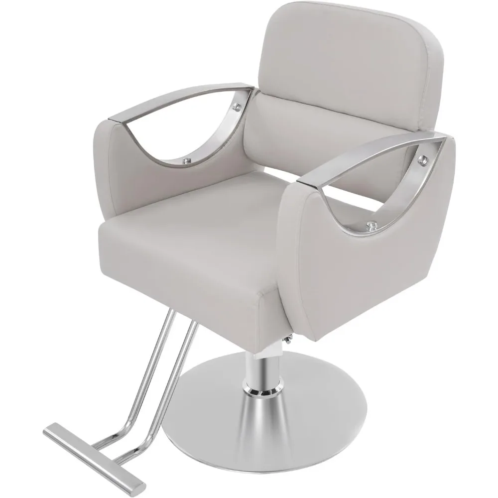 كراسي صالون هيدروليكية بارتفاع قابل للتعديل لمصففي الشعر، دوارة 360 درجة، معدات تجميل عالية الجودة لصالونات الشعر #5