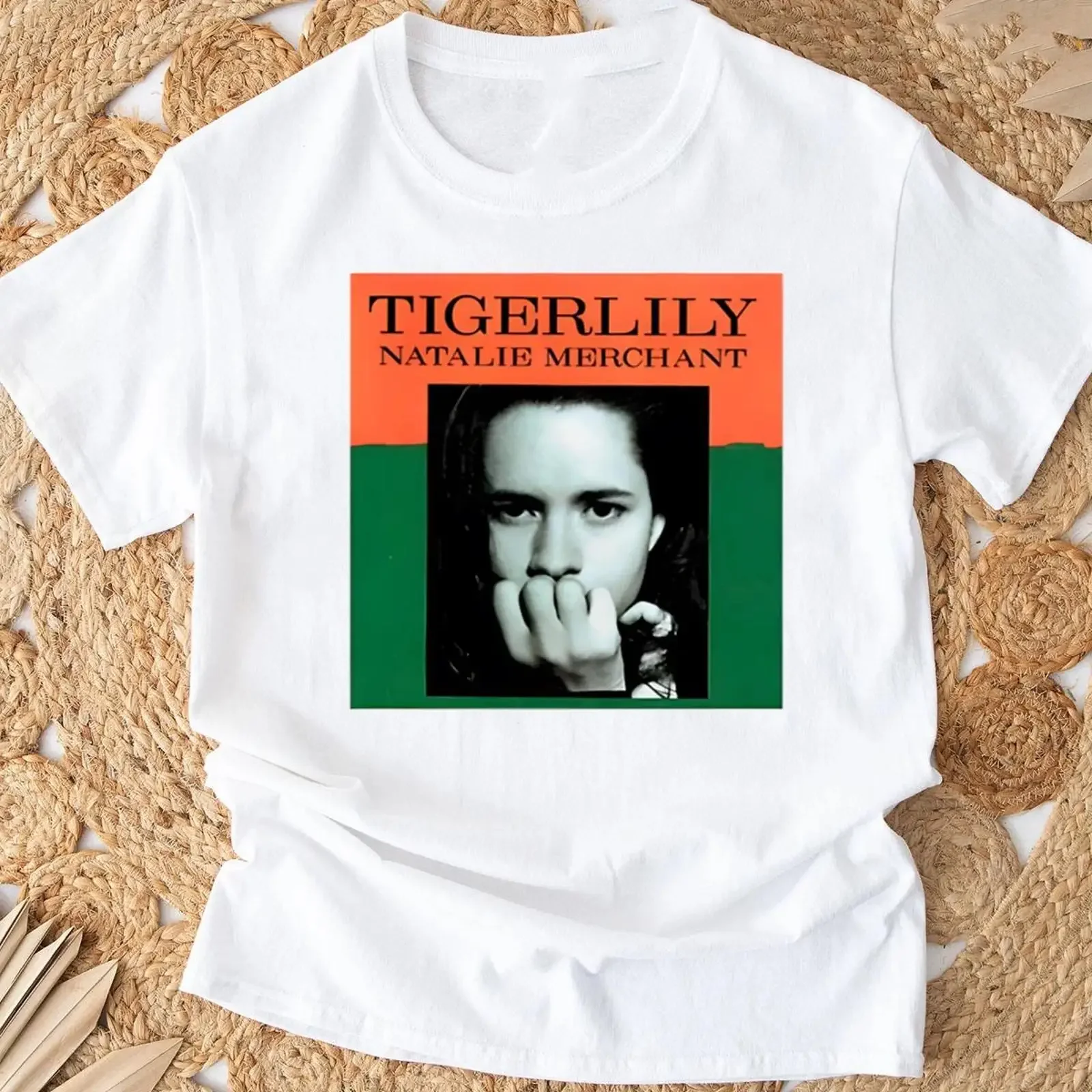 Natalie Merchant Hot Tour 2025 T Shirt vintage Washed Soft designer clothes Stretched Top For Everyday Wear Slightly