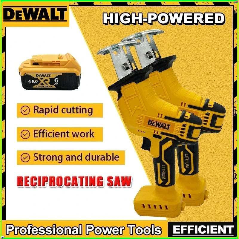 

Аккумуляторная сабельная пила Dewalt 20В, 2800 об/мин, бесщеточная, многофункциональная, для резки металла, дерева и труб, электроинструмент