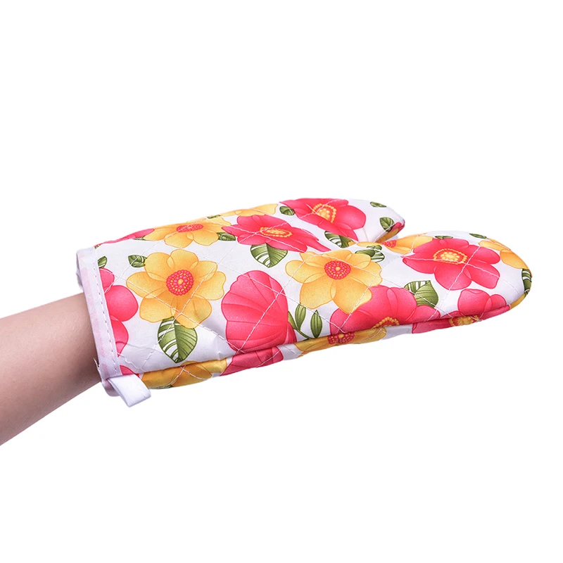 Microwave Oven Glove Kitchen Mitten Heatproof Resistant Non-slip Baking Gloves