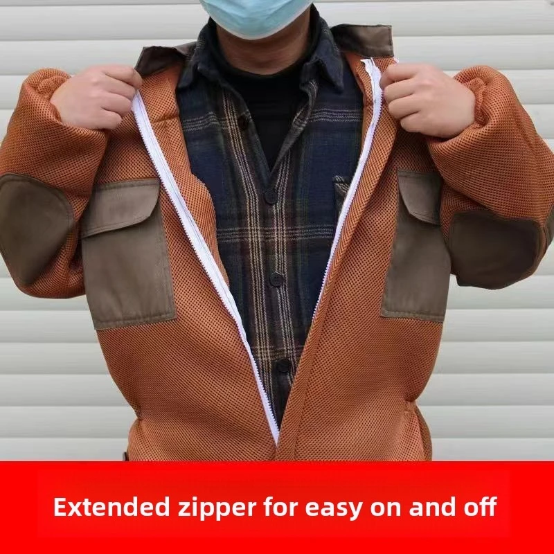 Beekeeping Anti-Bee Clothing Protective Clothing New 3D Thickened Air Whole Body Conjoined Bee Equipment Beekeeping Suits