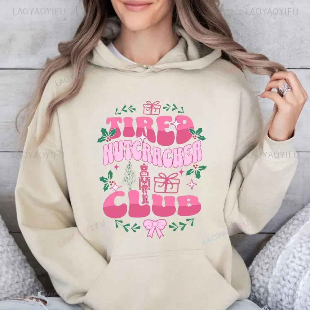타이어드 넛크래커 클럽 후디 트렌디 발레 댄서 스웨트셔츠 재미있는 선물 넛크래커 엄마를 위한 나의 넛크래커 시대 선물
