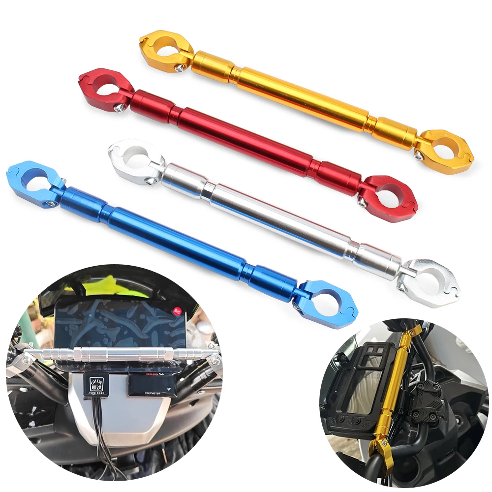 

Motorcycle CNC Aluminum Handle Bar Cross Bar Steering Strength Lever Bar Balance Cross Bar Lever 7/8" 22mm Handlebar Universal