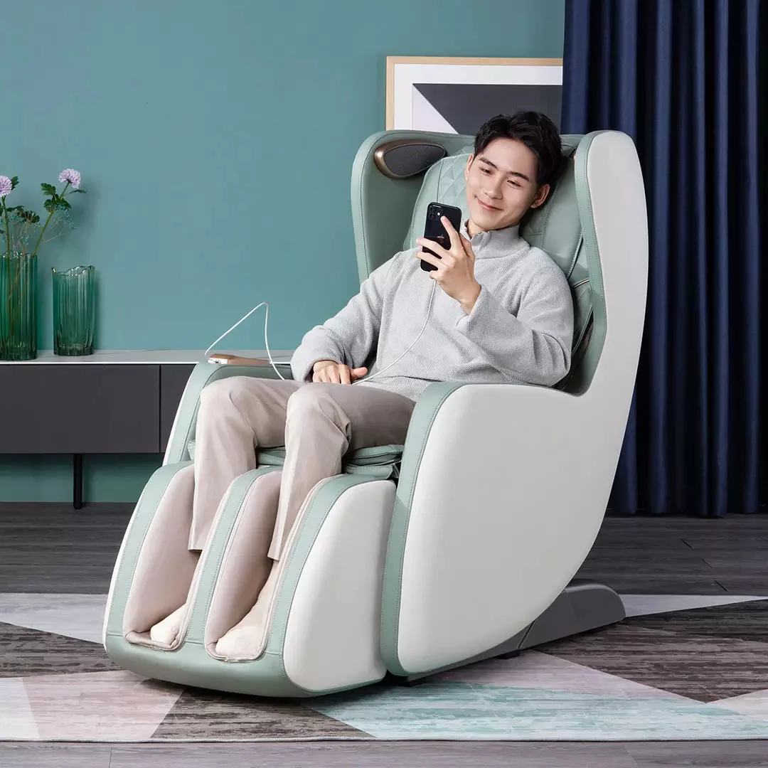 

Real Relax Massage Chair Full Body zero Gravity Shiatsu Robots Hands Sltrack Massage Recliner with Body Scan bluetooth Heat