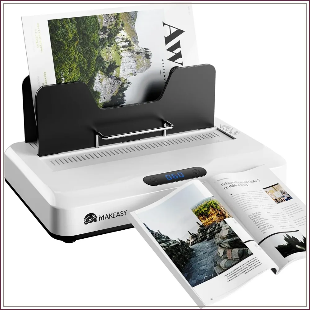 

Thermal Binding Machine 500 Sheets, Digital Touch Panel, Air Cooling, for A4/A5/Letter