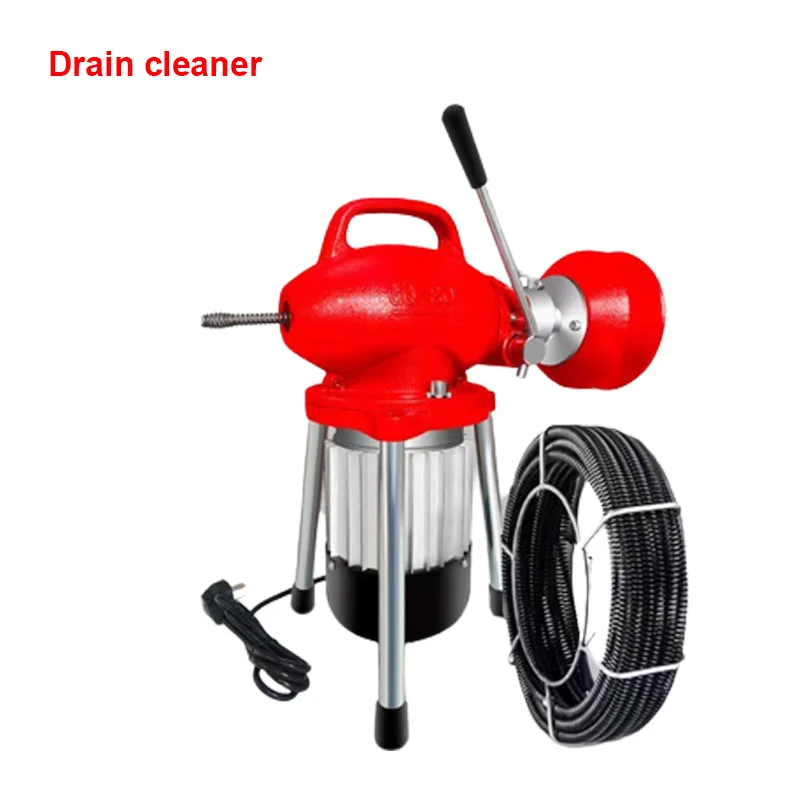 Electric Pipeline Dredging Machine 220V 900W Dredger Sewer Dredging Tools Toilet Cleaning Blockage Integrated Machine